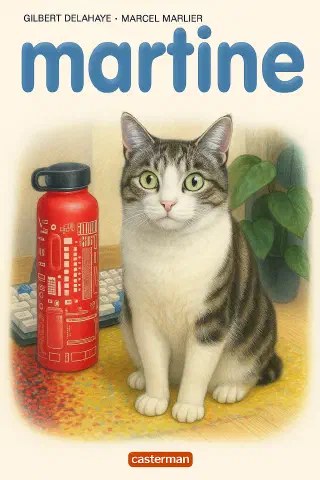 Martine drawn in the style of the Martine children’s books