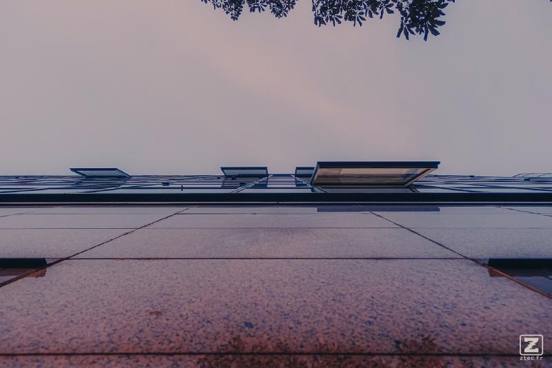 Open windows taken close to the wall. Window open like velux but on a straight wall.
https://www.flickr.com/photos/ztec/53228436272/