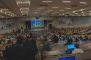 The Janson room filling up at FOSDEM