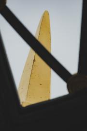 A golden point from the roof of a bandstand