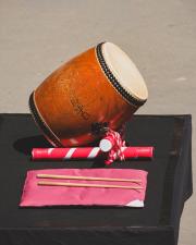 The drum used to play the song indicating the sumo battle will begin