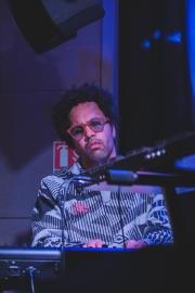 Tony Tixier playing keyboard