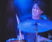 Kunito Kitai playing drums