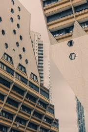 Multiple futuristic buildings in Paris.  
    https://www.flickr.com/photos/ztec/53826107951/
    Albums: www, Paris