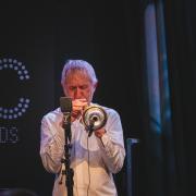 Erik Truffaz playting trumpet