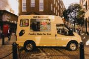 An Ice truck in the street