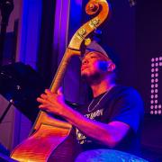 Eric Wheeler playing Double bass