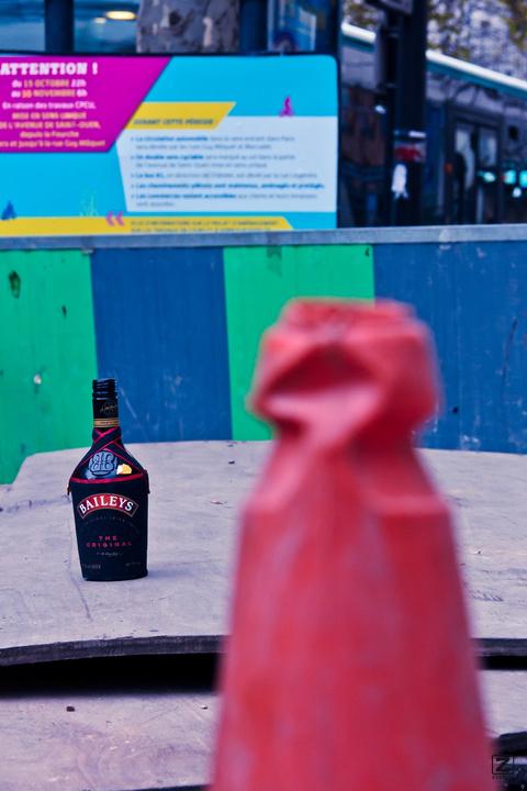 A worker forgot his bottle
https://www.flickr.com/photos/ztec/8441936195/