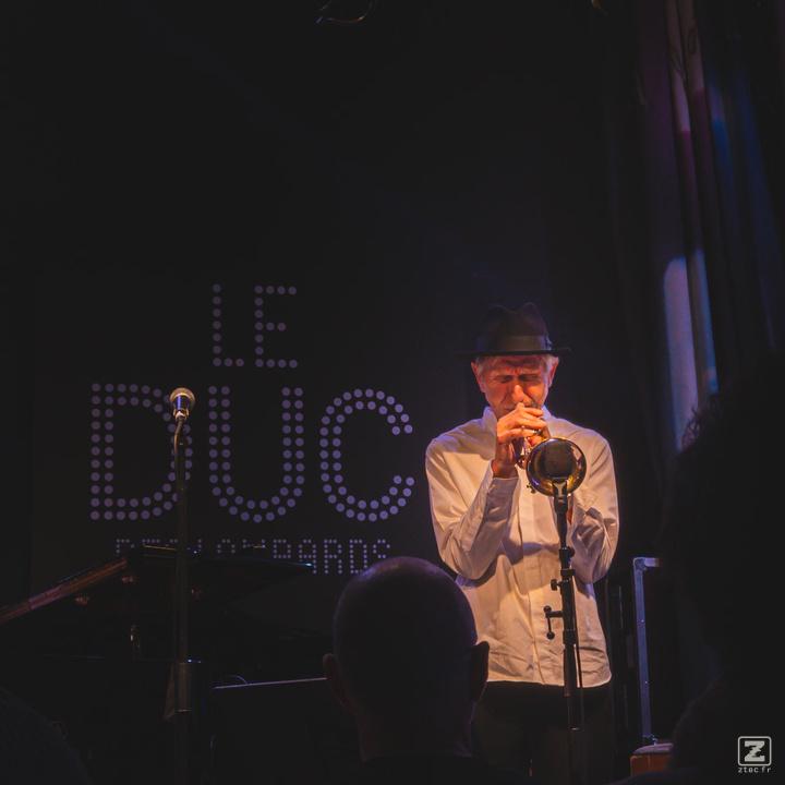 Erik Truffaz playing trumpet