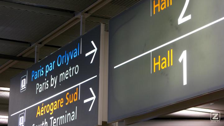 Find your way into the Orly's airport near by paris.
https://www.flickr.com/photos/ztec/8442183805/