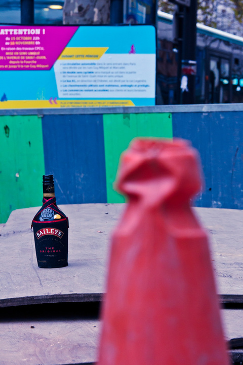 A worker forgot his bottle
https://www.flickr.com/photos/ztec/8441936195/