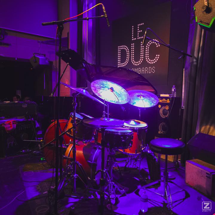 Drums waiting for its drummer