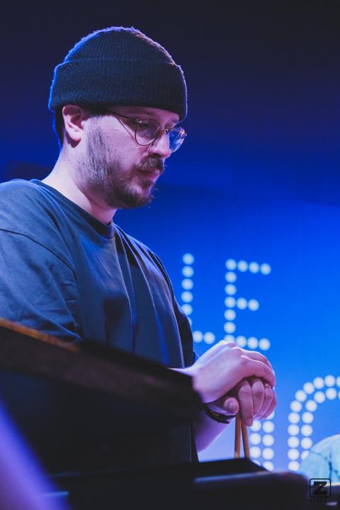 Alexis Valet waiting to play Vibraphone