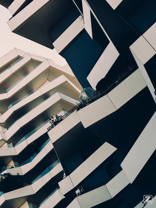 A profusion of balconies in many forms