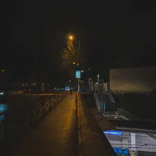 Bridge with RER station beneath