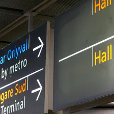 Find your way into  the Orly's airport near by paris.
https://www.flickr.com/photos/ztec/8442183805/