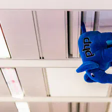 Oh my lord ! This elePhant is fixed on the ceiling
https://www.flickr.com/photos/ztec/9187384512/
Albums: Php