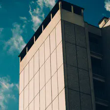 A building side with absolutely no window